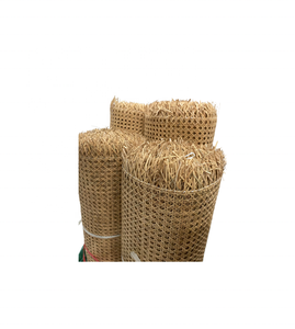 Material de piel de cáscara plegable con núcleo de ratán blanqueado blanco de alta calidad para hacer sillas de ratán, gabinetes de sala de estar, baño, Hotel - Product Image 5