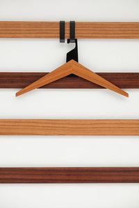 PRODUCT HANDMADE BEST High Quality Boutique Style a Grade Lotus Wooden Hanger With Notches with Bar Suit Hanger - Product Image 3