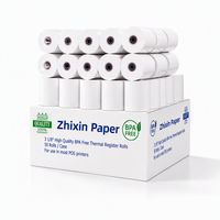 Rouleaux de papier thermique pour chaînes de stations-service et centres de tourisme 3 1/8 x 230 pieds 80x80mm sans BPA pour caisses enregistreuses POS Vente directe en gros