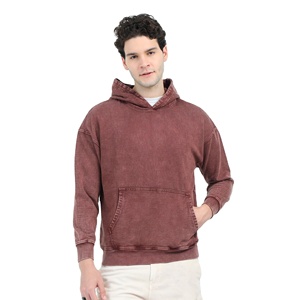 Men Acid Wash <b>Hoodie</b> <b>Lightweight</b> Breathable Custom Made Comfortable Streetwear Durable Fabric Sweatshirt Bulk Wholesale OEM - Product Image 1