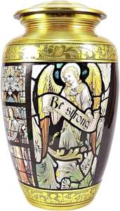 Urnes funéraires modernes en métal personnalisées |   Finition de qualité supérieure, faite à la main |   Prix de gros direct d'usine - Product Image 2