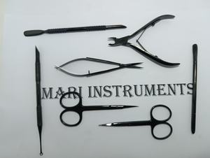 Juego de Manicura y Pedicura de Acero Inoxidable de Alta Calidad de 7 Piezas, Cortaúñas, Empujador de Cutículas, Tijeras de Belleza - Product Image 2