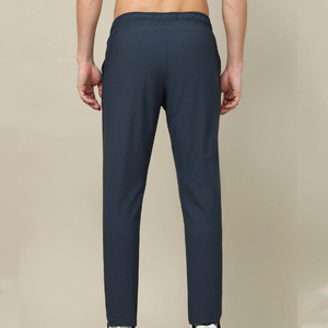 Pantalon d'entraînement de gymnastique de style décontracté pour hommes Polyester haute élasticité séchage rapide Compression course Baggy Jogger épaisseur légère - Product Image 2