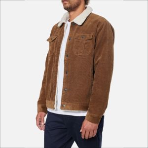 Street Pro Industries 100% Cotton Canvas Denim Winter Relaxed Fit Stylish <b>Sherpa</b> Fleece Liner Custom Fall <b>Men's</b> <b>Jackets</b> - Product Image 6