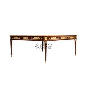 Ensemble de table en bois classique de luxe, meubles de salon - Product Image 6