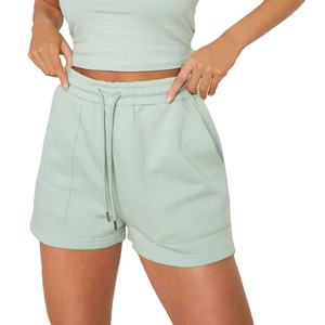 Nouveau short en coton tendance pour femme, taille haute élastique, décontracté, respirant, style urbain 2026 - Product Image 1