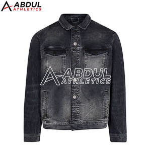 Vente en gros Veste en jean pour hommes Vêtements de ville élégants et décontractés avec impression de logo personnalisé disponible OEM Veste d'hiver - Product Image 3