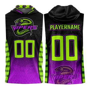 Conjunto de Jersey 7 en 7 de poliéster sublimado con logotipo impreso personalizado 2025, ropa deportiva transpirable para jóvenes jugadores de fútbol americano - Product Image 1