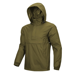 Outdoor Ventures Unisex con capucha invierno impermeable a prueba de viento suave Shell algodón alta calidad chaqueta de lluvia cremallera bordado para - Product Image 3