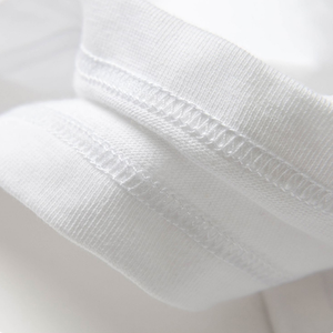 Camisetas de algodón 100% personalizadas para hombre, estilo informal ajustado, serigrafía moderna única, diseño en blanco, patrón de letras en la parte delantera - Product Image 4