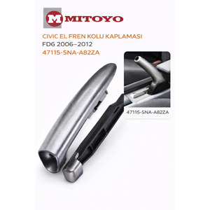 Cubierta de Palanca de Freno de Mano para el Tablero de Honda Civic FD6 2006-2012, Compatible con OEM, Fácil Instalación, Material Plástico - Product Image 2