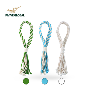 Jouet à tirer en coton naturel pour chiens, favorise la force de la mâchoire et des habitudes de mastication saines, fournisseur vietnamien durable - Product Image 5