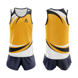 Uniformes de Atletismo al por Mayor Ligeros 100% Poliéster Uniformes de Atletismo Personalizados para Ropa Deportiva - Product Image 3