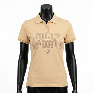 Womens 220 GSM Premium Cotton Pique Polo Shirt <b>Rust</b> Brown Short Sleeve Custom Chenille Patch Embroidery Logo Casual Fit - Product Image 3