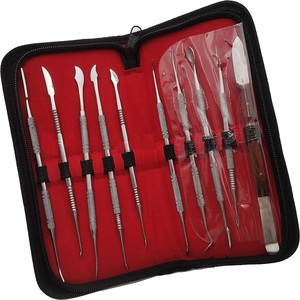 Kit de 10 outils de sculpture dentaire en cire, spatules, couteaux à plâtre, pratiques et polyvalents, pour le blanchiment des dents, instruments de dentisterie - Product Image 6