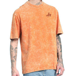 T-shirts pour hommes de qualité supérieure, nouveau style, lavage à l'acide, sur mesure, vêtements d'été pour hommes, t-shirts lavés à l'acide - Product Image 1