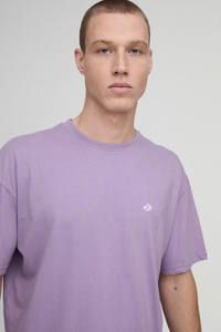 T-shirt surdimensionné en coton 100% épais pour hommes coupe ample broderie Logo graphique imprimé goutte épaule respirant unisexe Long - Product Image 3