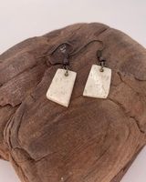 Pendientes de Hueso de Búfalo Hechos a Mano, Ecológicos y de Alta Calidad, Forma de Gota de Cuerno Natural, Artesanía Moderna para Bodas, QUALITY ENTERPRISES