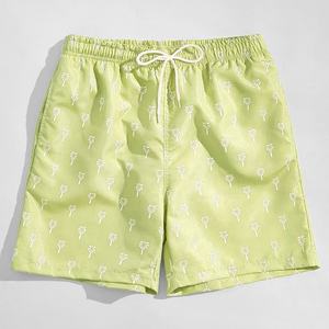 กางเกงว่ายน้ำเอวมีเชือกรูดของผู้ชายกางเกงว่ายน้ำชายหาดกางเกงว่ายน้ำขาสั้นระบายอากาศได้ดี - Product Image 5