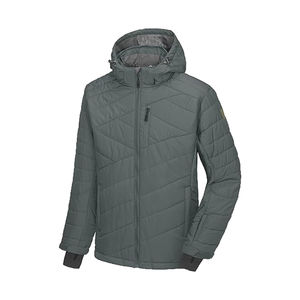 Gran Oferta personalizada para hombre, chaqueta de burbujas acolchada impermeable de invierno con cuello levantado, chaqueta acolchada personalizada para exteriores para hombre - Product Image 1