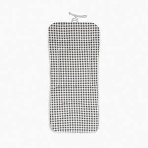 Nid d'abeilles & Vichy Mod. Housse de poussette en tissu gris - Product Image 1