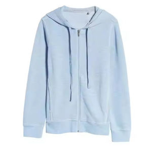 2025 Hot Selling <b>Women's</b> Winter Hoodies Long Sleeves Solid Color Custom Printed <b>Fleece</b> Front Logo Made in Pakistan - Product Image 5