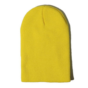 Bonnet chaud d'hiver pour le sport, homme et femme, tricoté, logo personnalisé, unisexe, respirant, haute qualité, 100% acrylique, broderie 3D, uni - Product Image 1