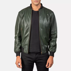 Veste d'hiver élégante pour homme en polyester/coton, manches longues, col montant, design bomber élégant, imperméable, coupe-vent, respirante - Product Image 6