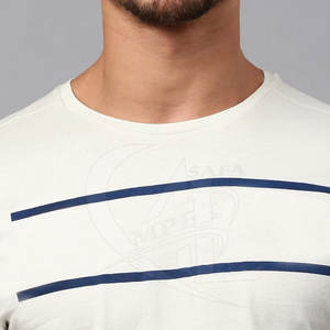 Camisetas de algodón 100% ligeras de secado rápido para hombre Diseño de cuello redondo a la moda para uso en exteriores Precio bajo - Product Image 5