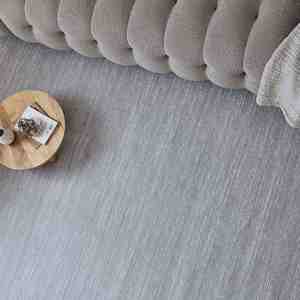 Alfombra a Rayas Gris Crema Carmel 6020, Producto de Decoración de Pisos Elegante - Product Image 5