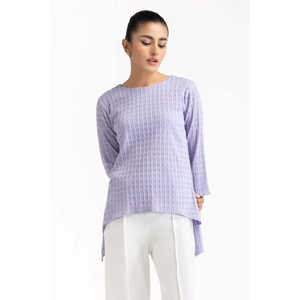 เสื้อป๊อปลินสีม่วงรุ่นพื้นฐาน WM-KTP23-108 คุณสมบัติระบายอากาศได้ดี - Product Image 1