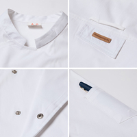 Vêtements de travail de cuisine personnalisés, veste de chef, uniforme de restaurant japonais pour serveuse, uniforme de chef à manches longues
