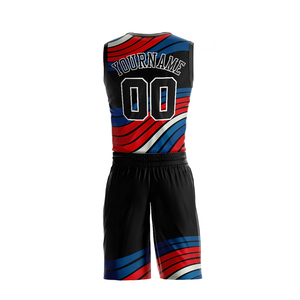 INDEX APPAREL Custom Sublimated Basketball Jersey Shorts Set Team Name 00 Moisture Wicking Men's Sleeveless Mesh <b>Athletic</b> Fit - Product Image 2