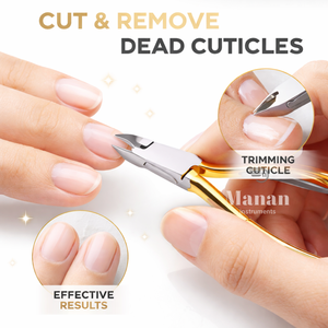 ที่ตัดหนังกำพร้าสแตนเลสอย่างดี ชุบทอง ปากตัดแม่นยำ สำหรับทำเล็บมือและเล็บเท้า ทนทาน คุณภาพสูง - Product Image 5