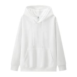 Nouveau hiver hommes basique épais polaire 345gsm sweats à capuche décontracté ample Hip Hop unisexe sweat à capuche pulls survêtements - Product Image 2