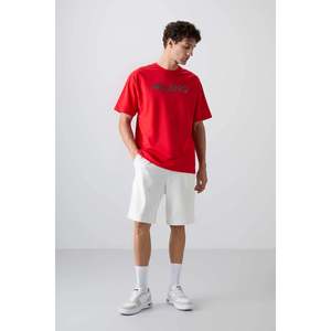 Tommylife เสื้อยืดคอกลมสำหรับผู้ชายพิมพ์ลายขนาดใหญ่88345 Fiesta-Fiesta - Product Image 2