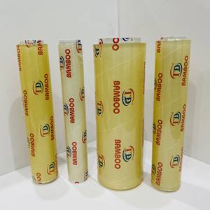 Nouvelles idées de produits à prix réduit 2026 Fabricant Prix bas Film étirable en plastique de qualité Film PVC Film alimentaire largeur 30cm/45cm - Product Image 4