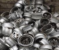 Déchets de roues en aluminium, copeaux métalliques, rebuts de recyclage pour la traitement des déchets de fonderie à vendre