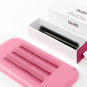 CharmLash Extensions de cils en gros Volume Ultra-rapide Promade Fan Lashes Faits à la main Cils russes en éventail Symétriques Volume instantané - Product Image 1