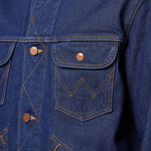 Chaqueta Vaquera de Alta Calidad para Hombre, 100% Algodón, Chaqueta de Invierno Personalizable con Impresión Propia, Servicio OEM, Venta Caliente - Product Image 5