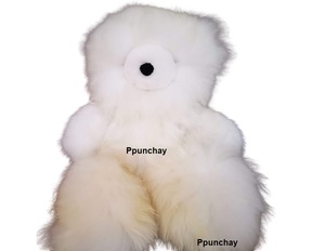 15" Fur Baby Alpaca Teddy <b>Bear</b> Toy Ppunchay Peru Soft and nice, <b>cute</b> - Product Image 1