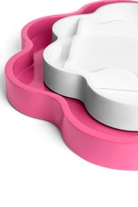 Elegante bandeja de servicio lacada hecha a mano con forma Floral Hot Trend Bloom Lacquer bandeja decorativa para restaurante de Hotel en casa - Product Image 2