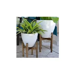Wooden Plant Stand Flower Pot Holder for Home Restaurants Hotels Garden in decorate modern design wood flower pot