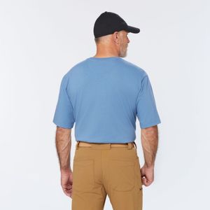 T-shirt basique à col rond à séchage rapide pour homme, tissu respirant avec motif pour une utilisation autonome ou superposée - Product Image 4