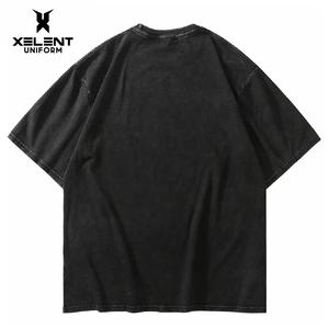 T-shirt Techwear Homme 2026 Imprimé Squelette Streetwear Effet Délavé Grande Taille Tech Ninja - Product Image 2