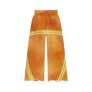 Ensemble sweat à capuche et pantalon de survêtement évasé pour hommes ensemble sweat à capuche imprimé en coton hiver survêtement délavé au soleil et à l'acide - Product Image 5