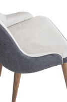 Chaises de salle à manger Adela modernes de luxe en fer, confortables pour la maison, le bureau, l'appartement, le parc, la salle de bain, l'école, avec housse amovible, pour l'été et l'hiver