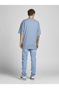 Camiseta de algodón polivinílico con cuello redondo bordado de longitud corta para hombre - Product Image 4