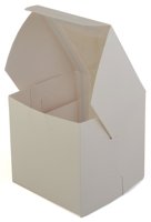 Boîte de parfum personnalisée de haute qualité en carton ondulé recyclé avec logo personnalisé, boîte d'emballage de gâteau avec fenêtre transparente, faible MOQ