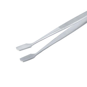 Pince de précision en acier inoxydable à pointes inclinées pour philatélie, manucure, artisanat et loisirs créatifs - Product Image 4